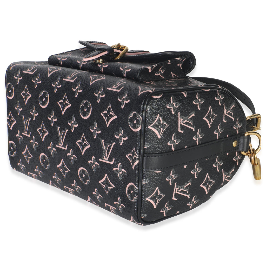Louis Vuitton Black Monogram Canvas Fall for You Speedy Bandouliere 25