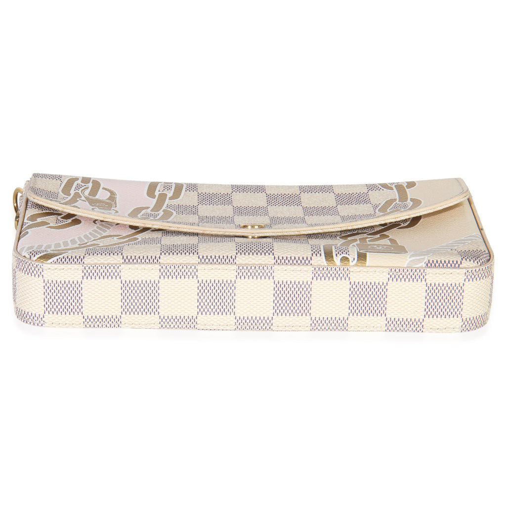 Louis Vuitton Damier Azur Canvas Nautical Felicie Pochette