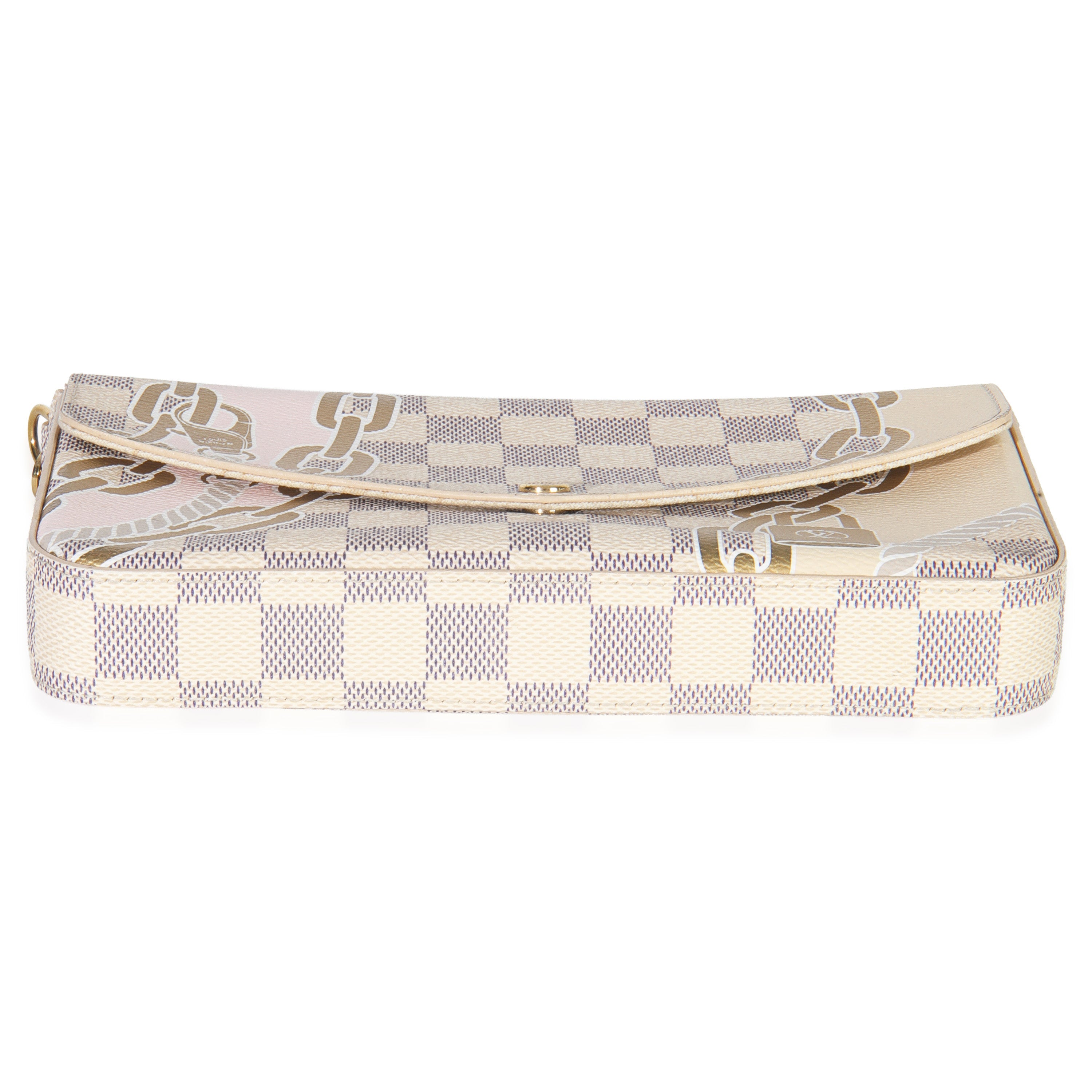 Louis Vuitton Damier Azur Canvas Nautical Felicie Pochette