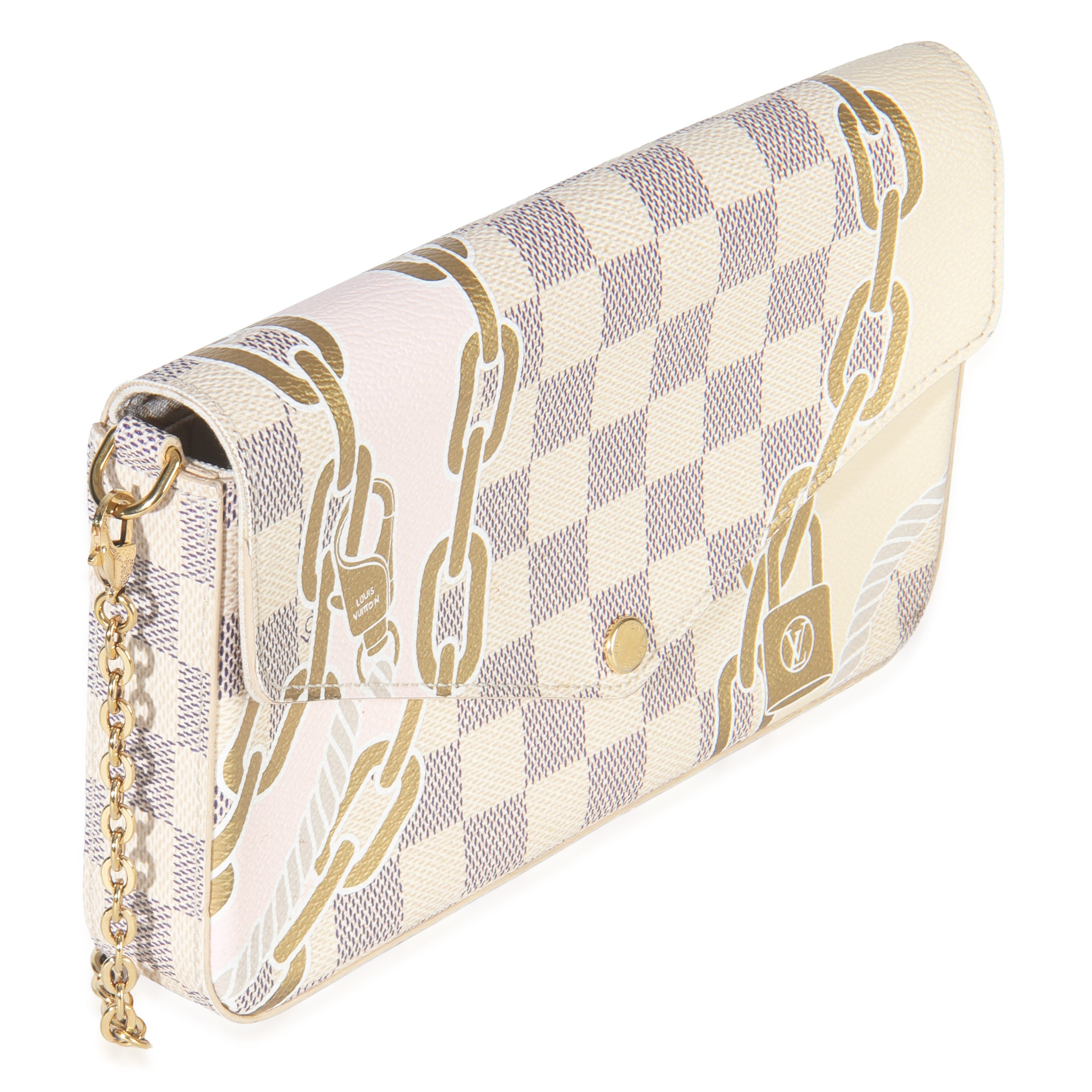Louis Vuitton Damier Azur Canvas Nautical Felicie Pochette