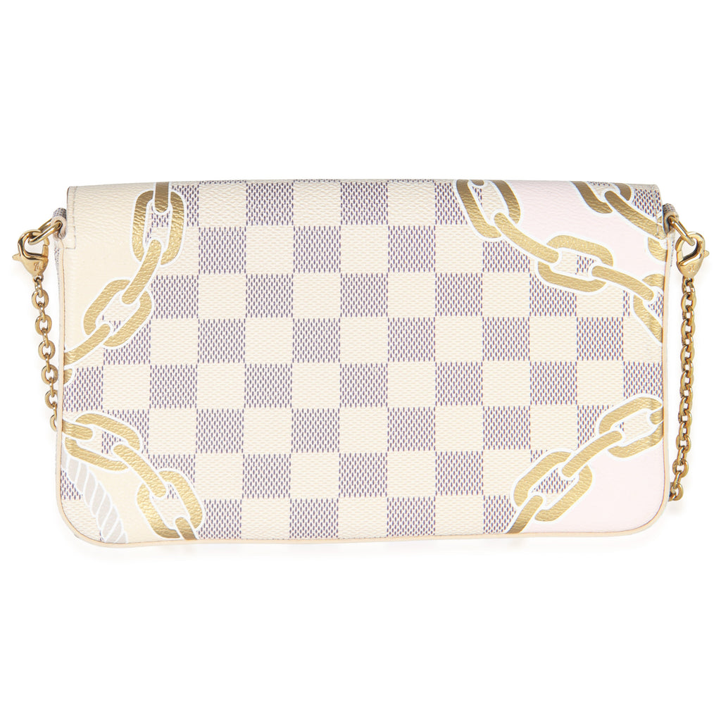 Louis Vuitton Damier Azur Canvas Nautical Felicie Pochette