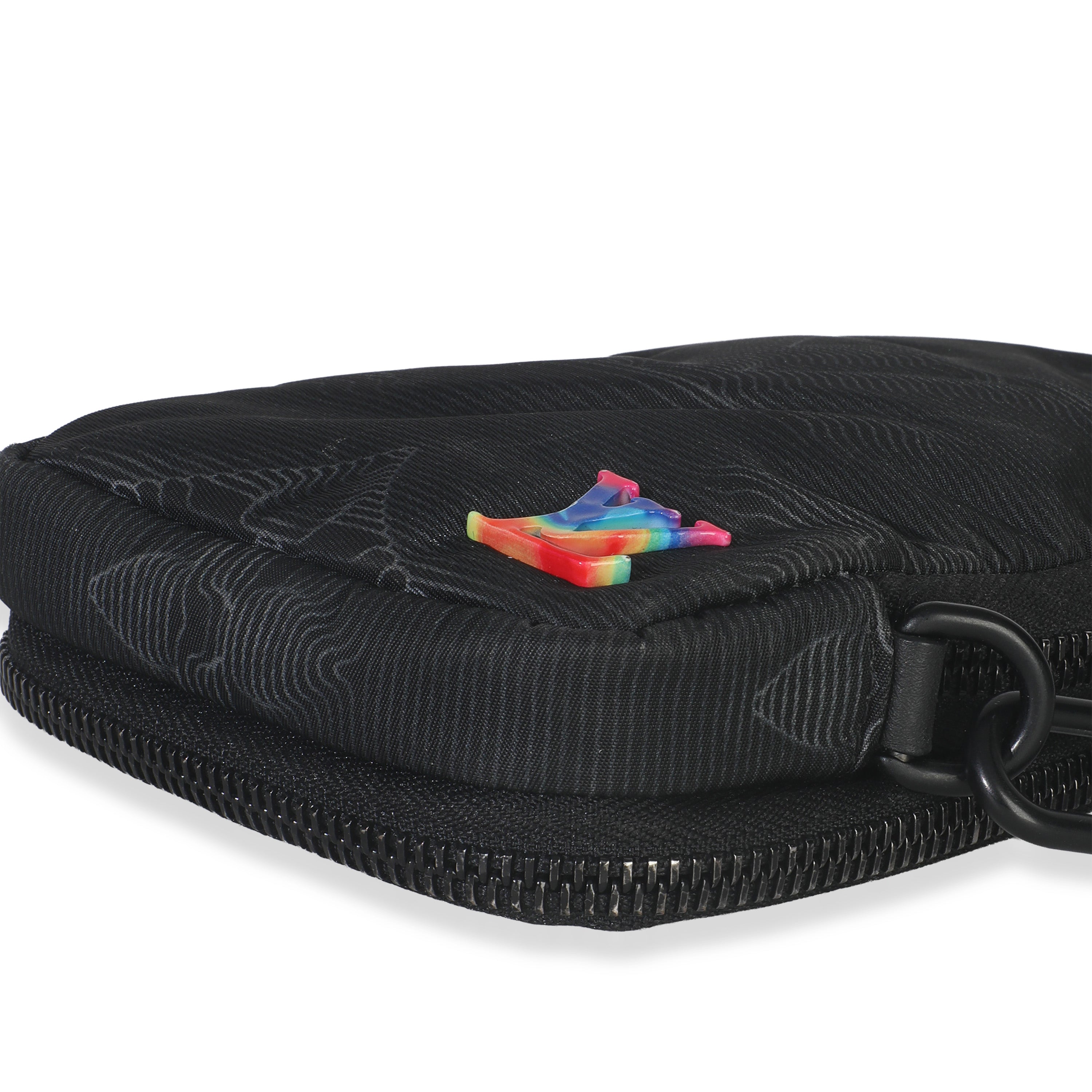 Louis Vuitton Black Nylon Monogram 2054 Double Phone Pouch
