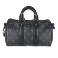 Louis Vuitton Monogram Eclipse Canvas Keepall Bandouliere 25
