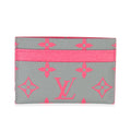 Louis Vuitton Grey Heritage Monogram Glow Canvas Double Card Holder
