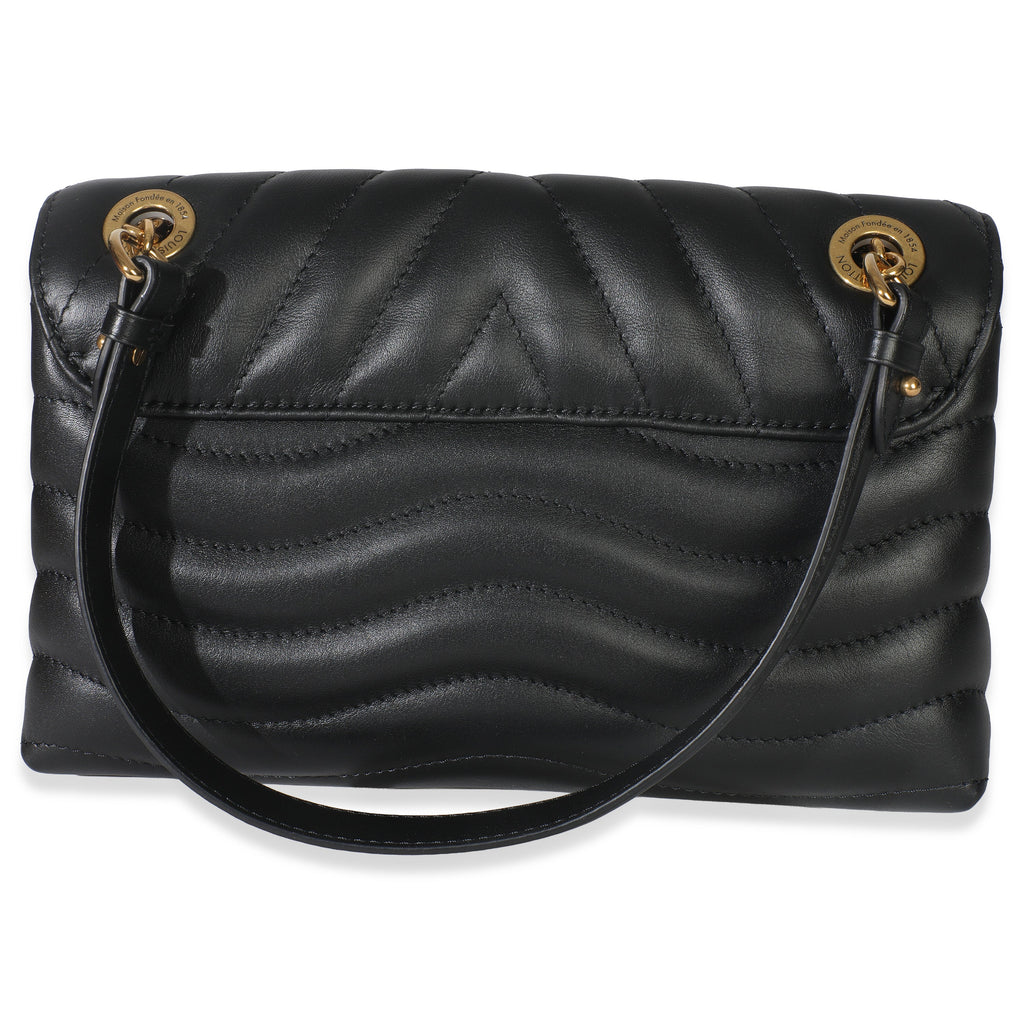 Louis Vuitton Black Calfskin New Wave Chain MM