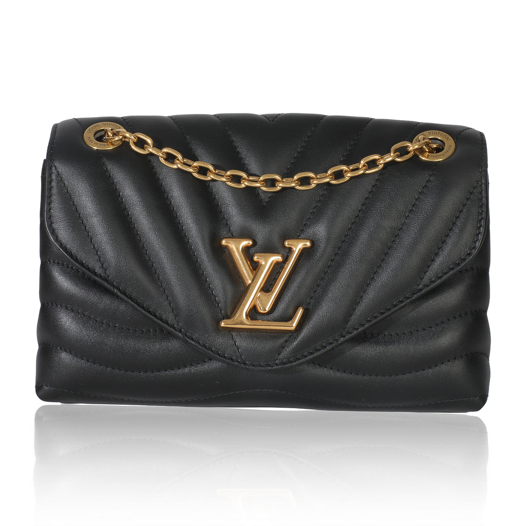 Louis Vuitton Black Calfskin New Wave Chain MM