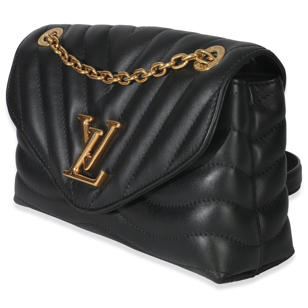 Louis Vuitton Black Calfskin New Wave Chain MM