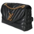 Louis Vuitton Black Calfskin New Wave Chain MM
