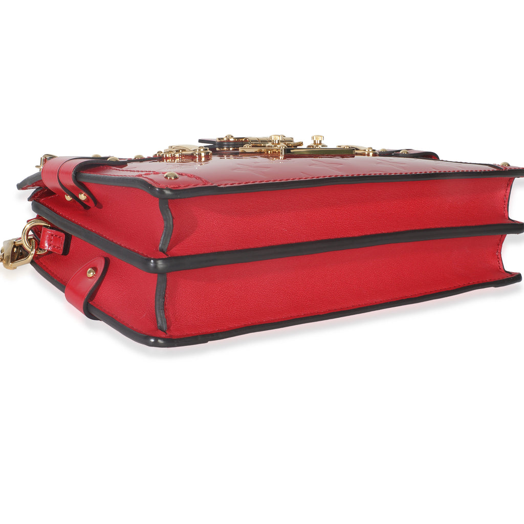 Louis Vuitton Cherry Monogram Vernis Trunk Clutch Bag