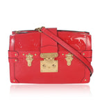 Louis Vuitton Cherry Monogram Vernis Trunk Clutch Bag