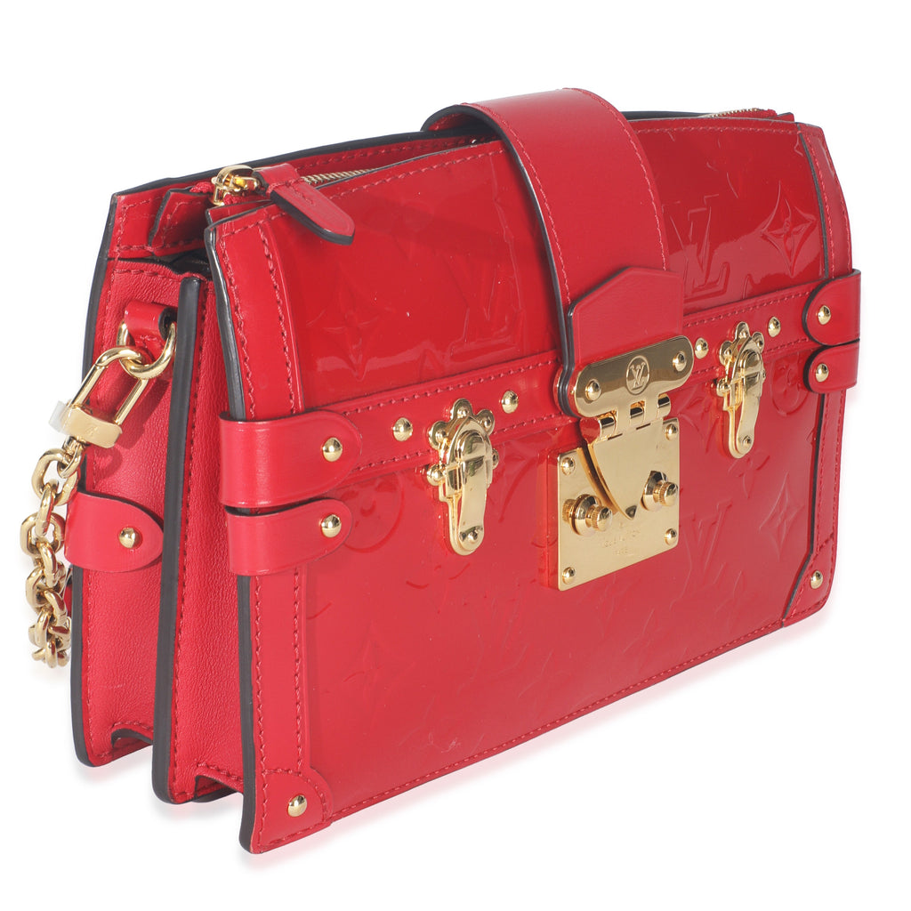 Louis Vuitton Cherry Monogram Vernis Trunk Clutch Bag