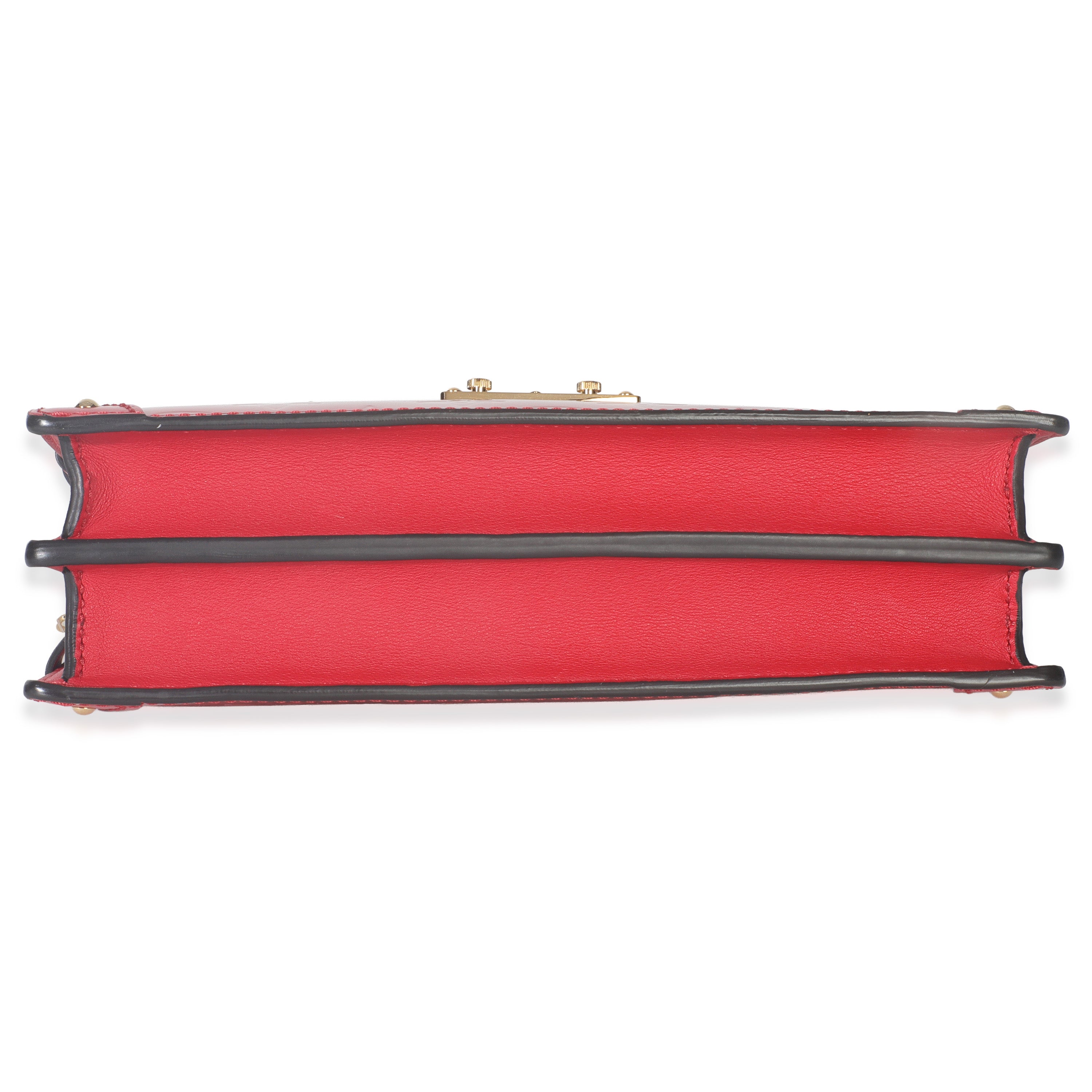 Louis Vuitton Cherry Monogram Vernis Trunk Clutch Bag
