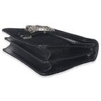 Gucci Black GG Embossed Velvet Small Dionysus Chain Bag