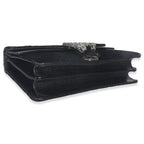 Gucci Black GG Embossed Velvet Small Dionysus Chain Bag