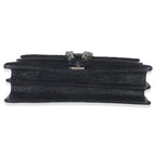 Gucci Black GG Embossed Velvet Small Dionysus Chain Bag