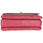 Chanel Pink Quilted Lambskin Medium Trendy CC Flap Dual Handle Bag