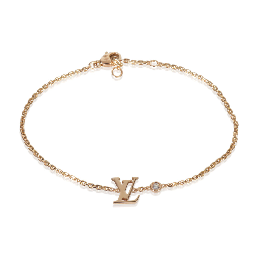 Louis Vuitton Rose Gold Diamond Idylle Blossom LV Bracelet