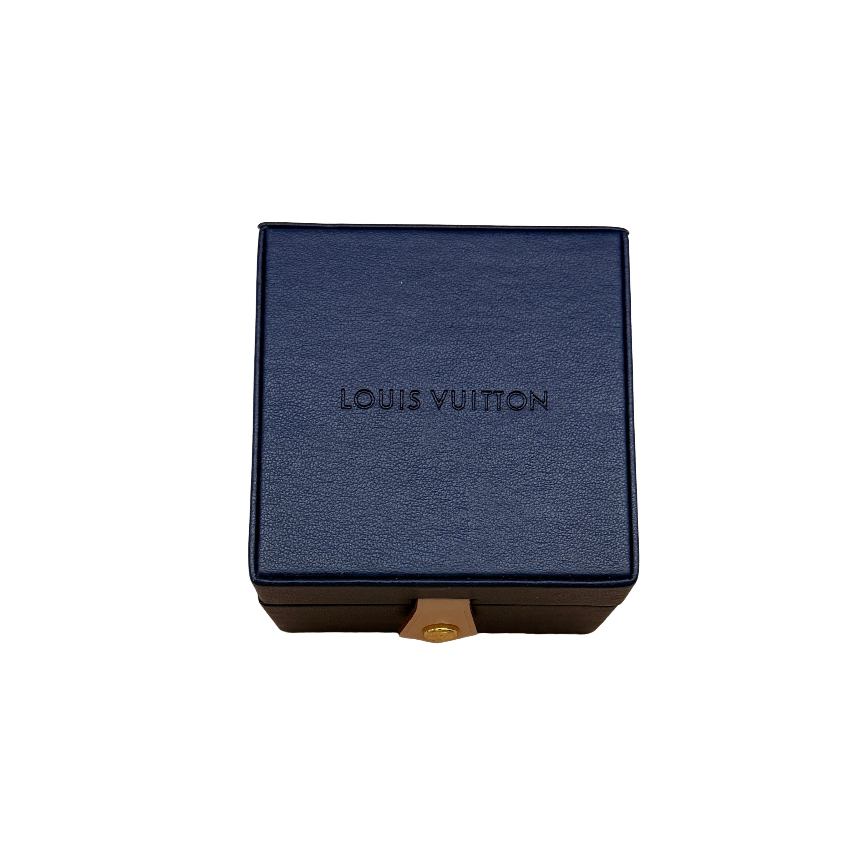 Louis Vuitton Yellow Gold Onyx and Diamond Color Blossom Mini Sun Ring