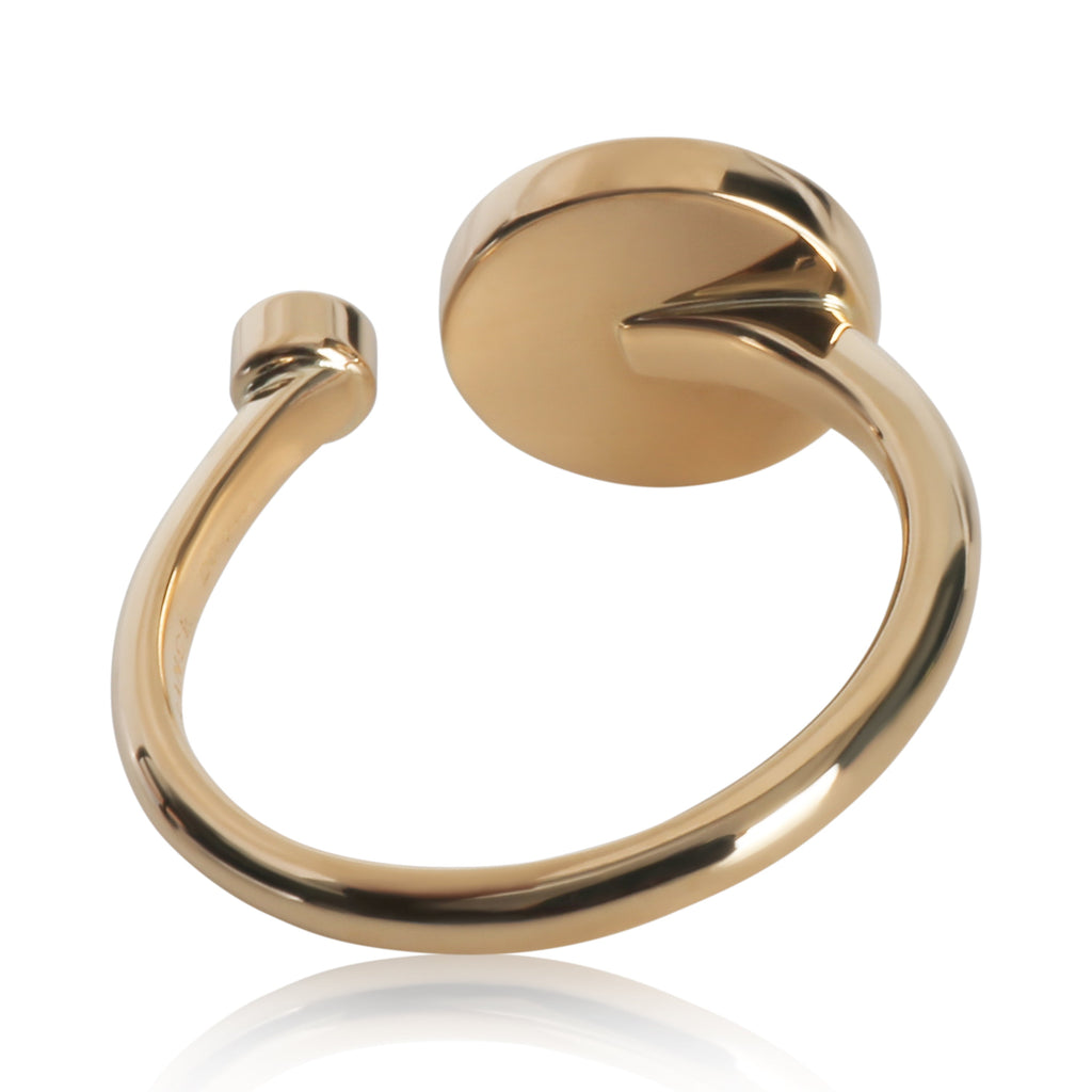 Louis Vuitton Yellow Gold Onyx and Diamond Color Blossom Mini Sun Ring
