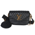 Louis Vuitton Black Quilted Calfskin New Wave Pochette