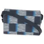 Louis Vuitton Black Blue Damier Rush Epi Steamer Wearable Wallet