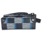 Louis Vuitton Black Blue Damier Rush Epi Steamer Wearable Wallet