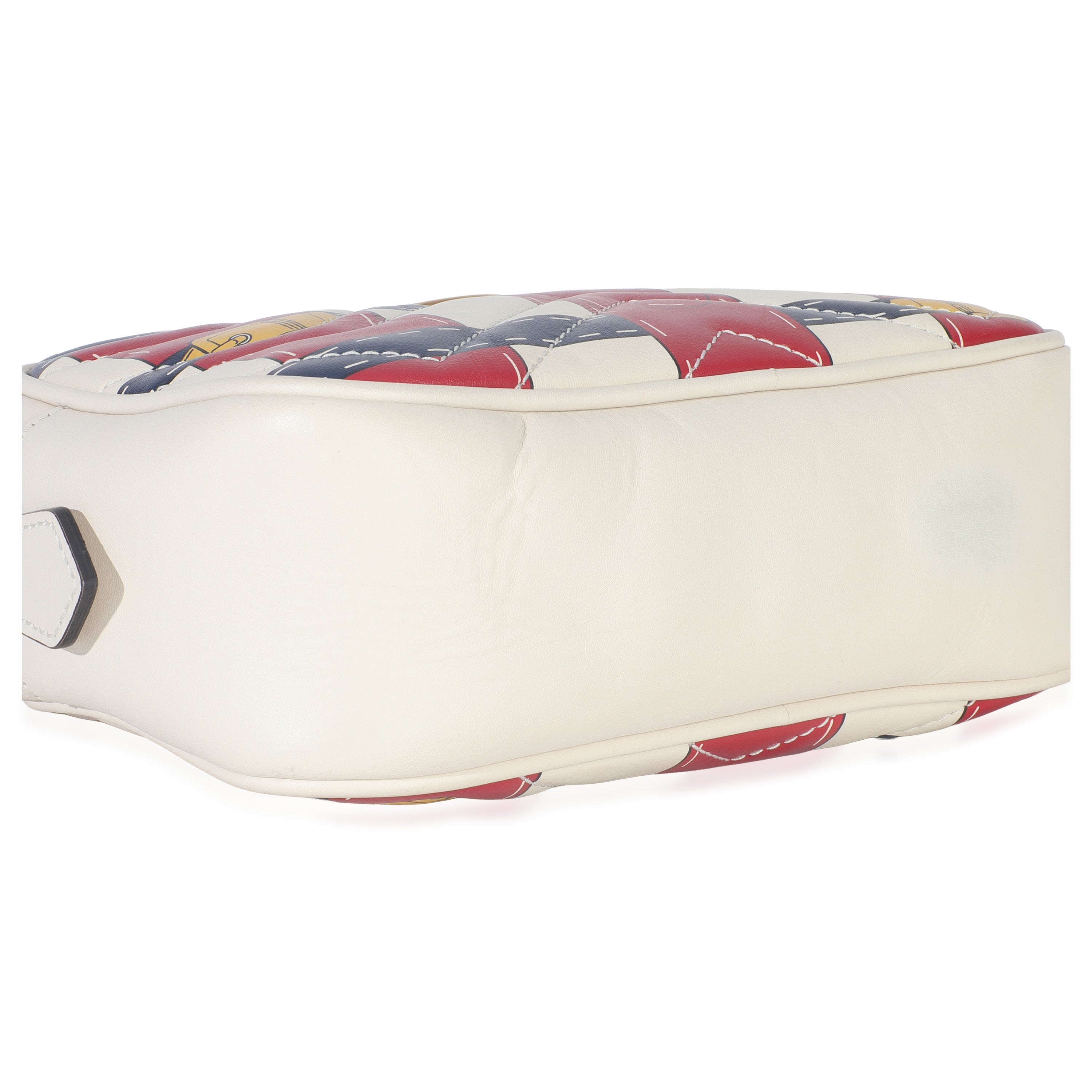Gucci Trompe LOeil Print Calfskin Matelasse Small GG Marmont Camera Bag