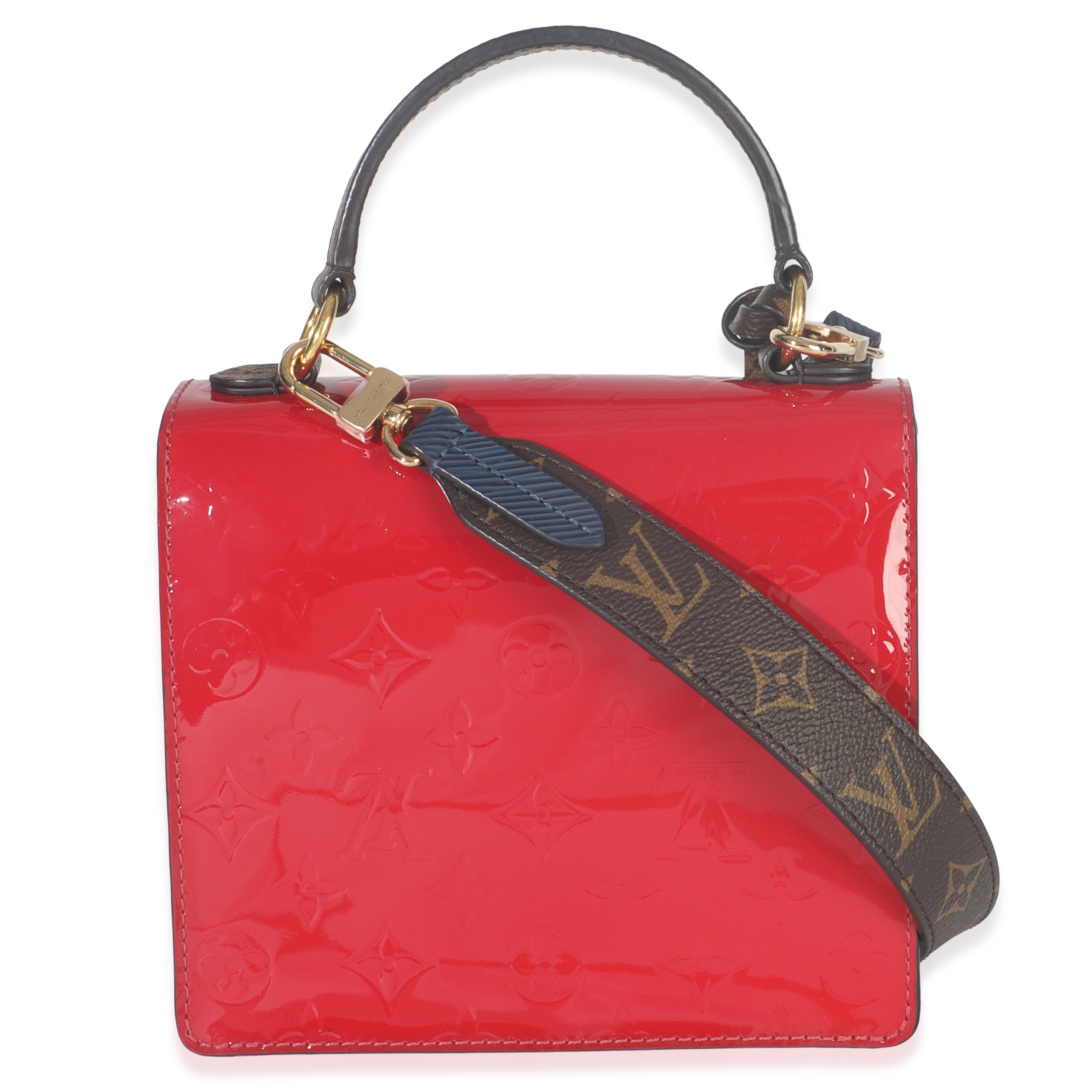 Louis Vuitton Scarlet Monogram Vernis Epi Spring Street