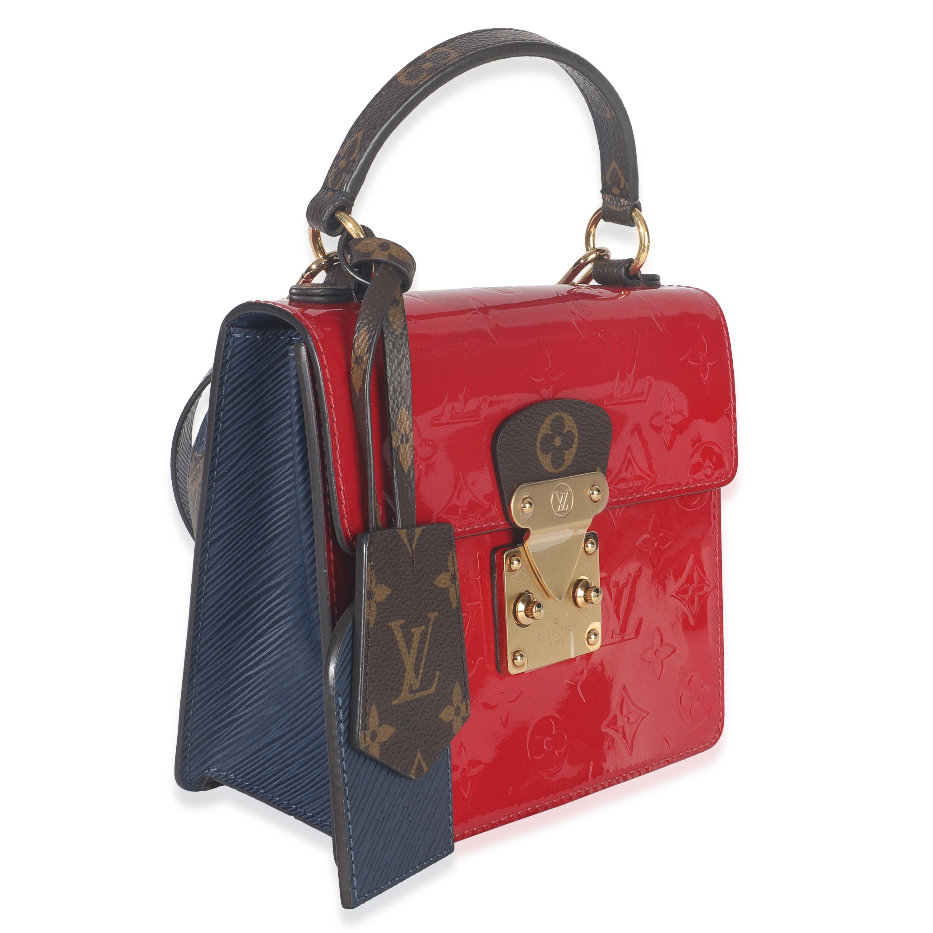 Louis Vuitton Scarlet Monogram Vernis Epi Spring Street