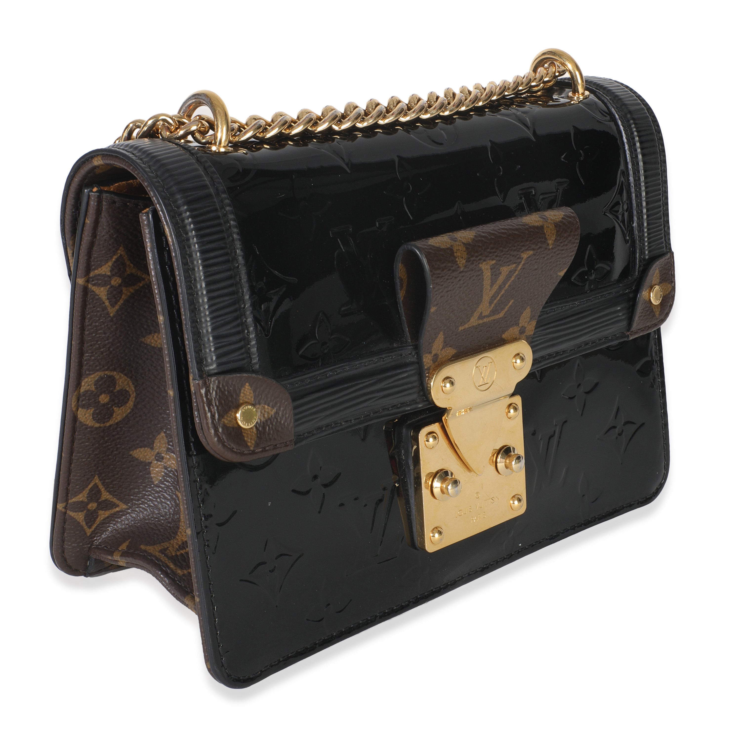 Louis Vuitton Black Monogram Vernis Epi Wynwood