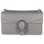 Gucci Dusty Grey Pebbled Calfskin Small Dionysus Shoulder Bag