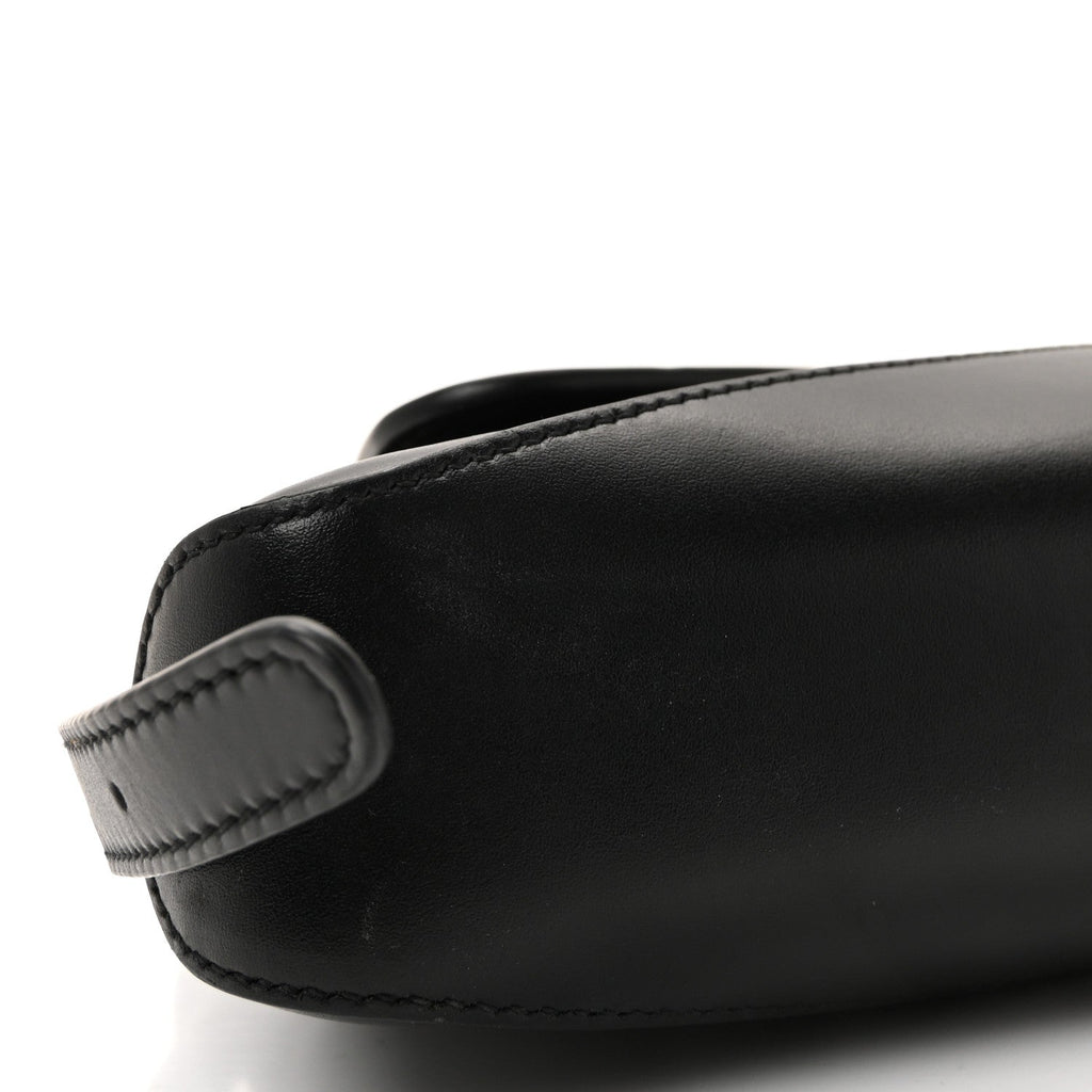 Balenciaga Box Calfskin Monochrome Small XX Flap Stretch Bag Black