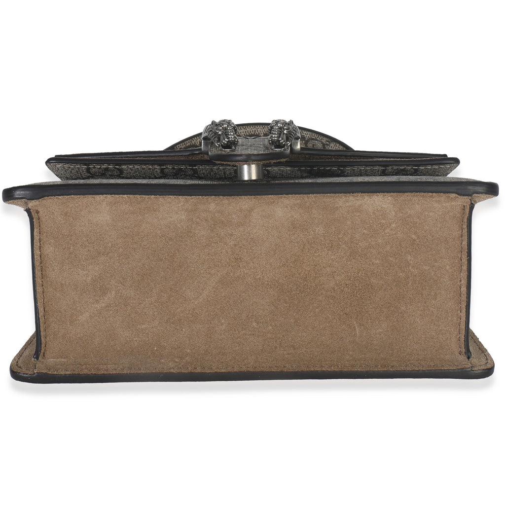 Gucci Beige GG Supreme Canvas Mini Dionysus Top Handle Bag