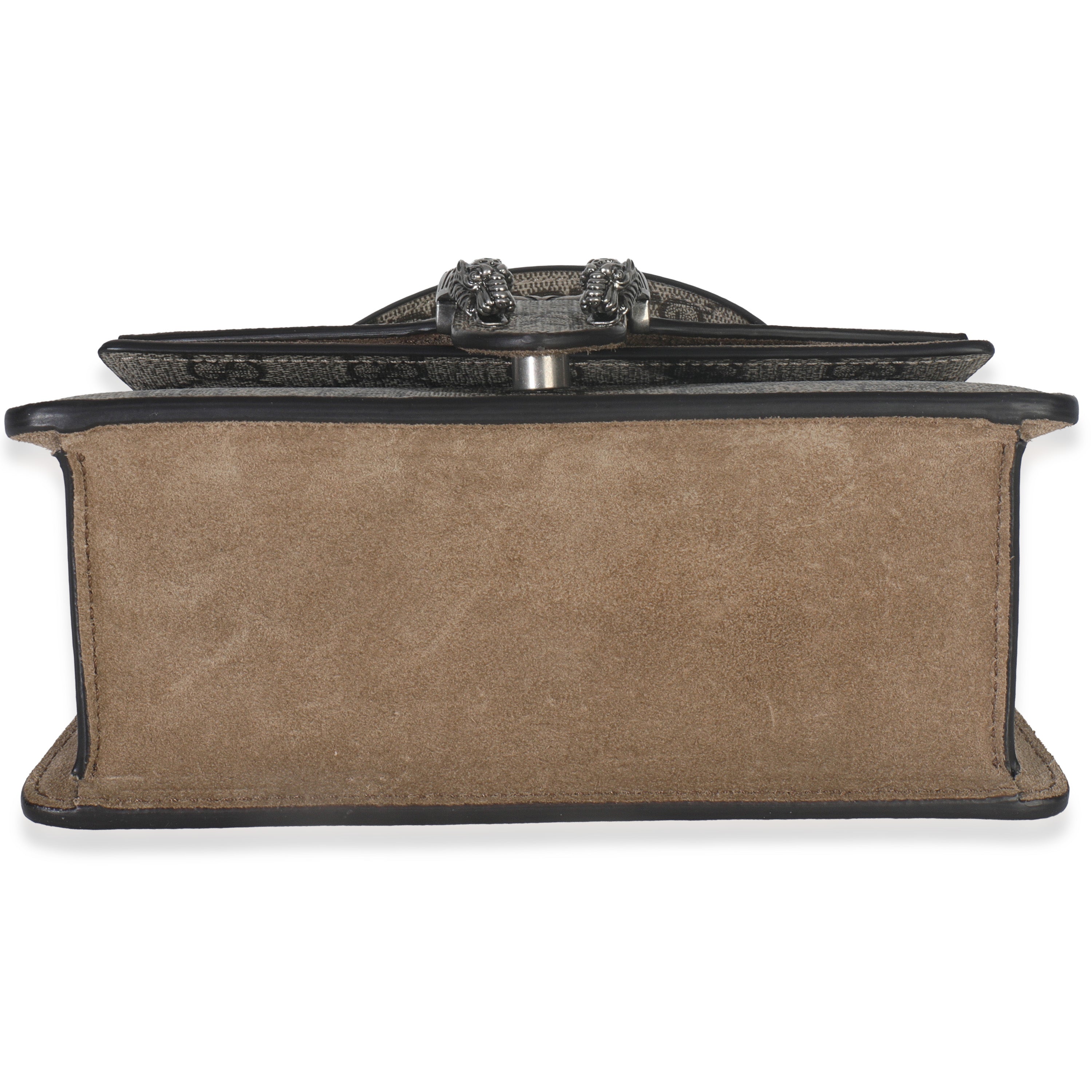 Gucci Beige GG Supreme Canvas Mini Dionysus Top Handle Bag