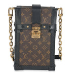 Louis Vuitton Black Monogram Canvas Verticale Trunk Pochette