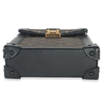 Louis Vuitton Black Monogram Canvas Verticale Trunk Pochette