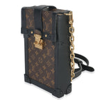Louis Vuitton Black Monogram Canvas Verticale Trunk Pochette