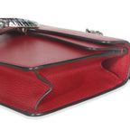 Gucci Red Pebbled Calfskin Small Dionysus Shoulder Bag