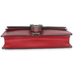Gucci Red Pebbled Calfskin Small Dionysus Shoulder Bag