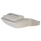 White Distressed Calfskin Medium Raver Shoulder Bag