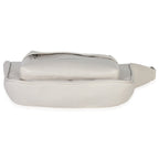 White Distressed Calfskin Medium Raver Shoulder Bag