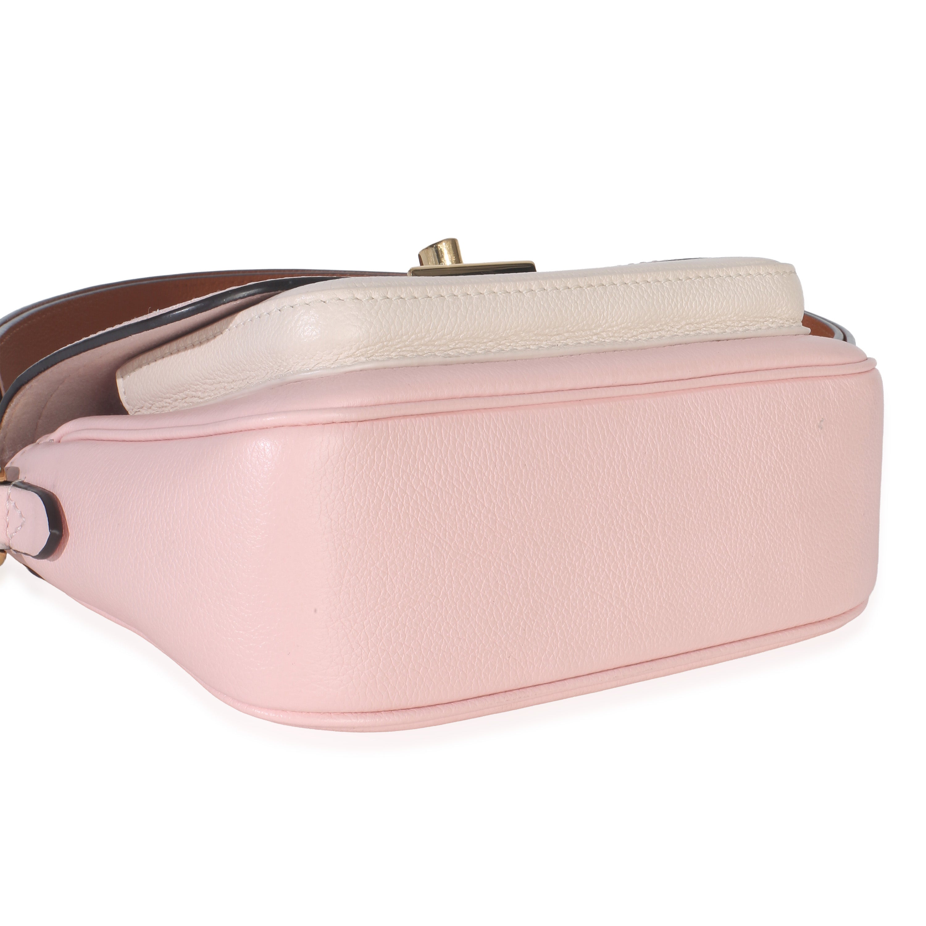 Louis Vuitton Rose Water Grained Calfskin Lockme Tender