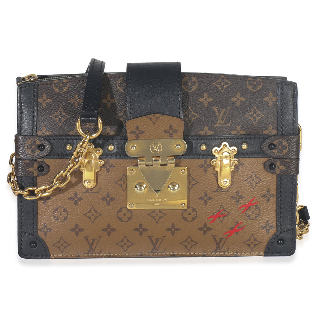 Louis Vuitton Reverse Monogram Canvas Trunk Clutch