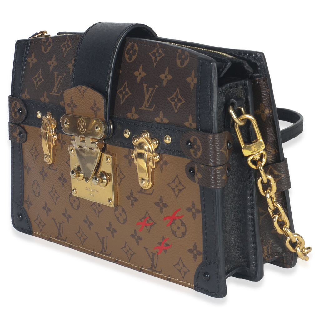 Louis Vuitton Reverse Monogram Canvas Trunk Clutch