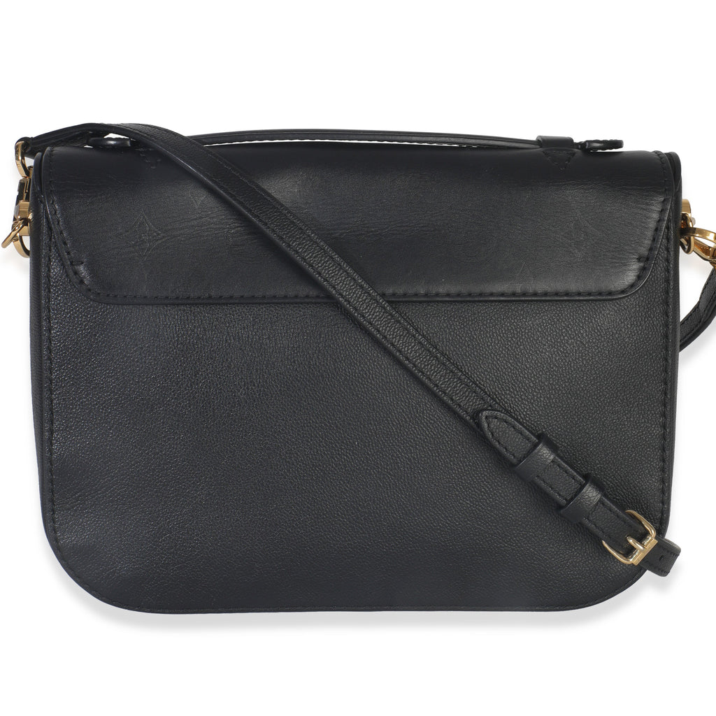 Louis Vuitton Black Monogram Calfskin Very Messenger Bag