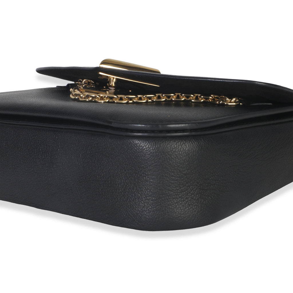 Louis Vuitton Black Monogram Calfskin Very Messenger Bag