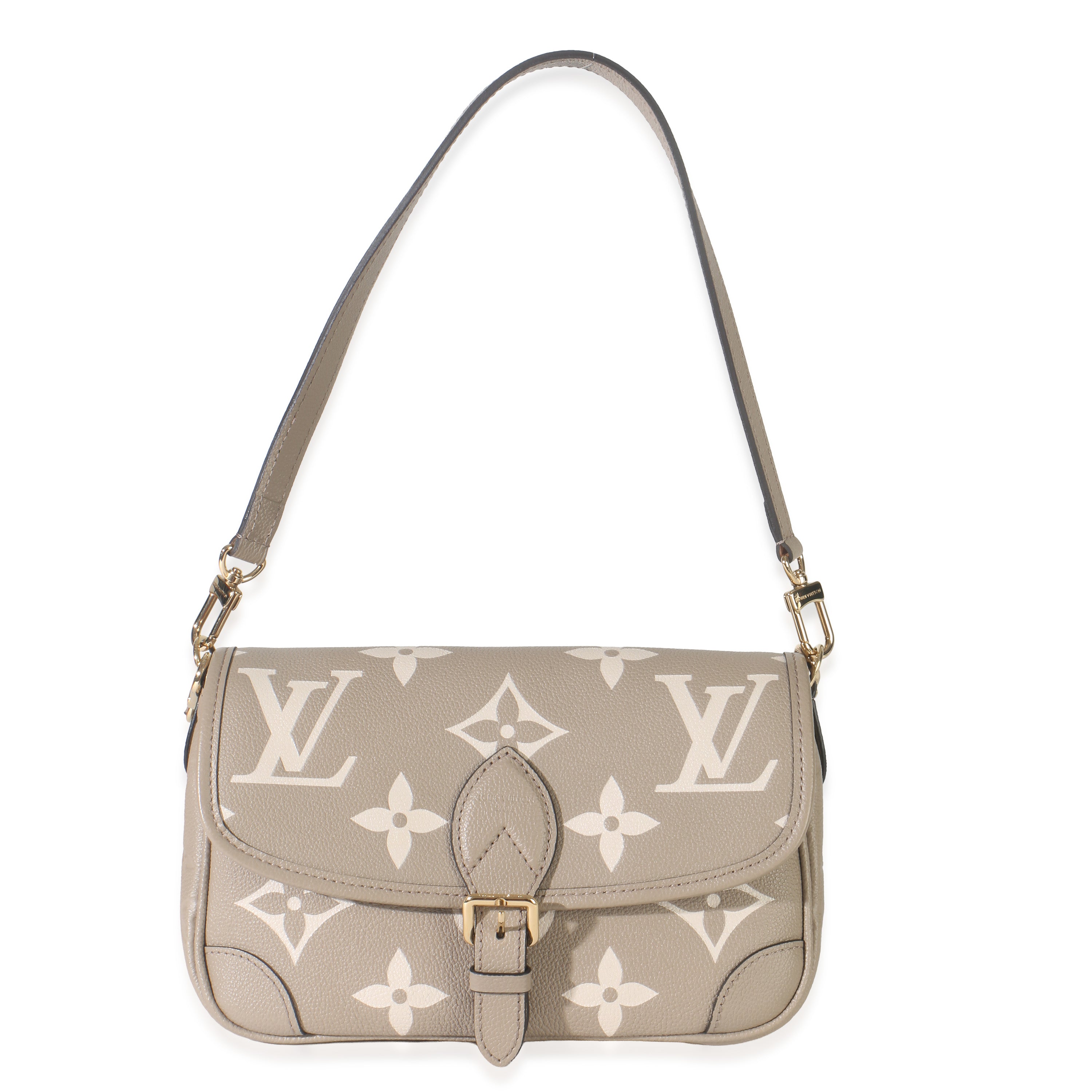 Louis Vuitton Tourterelle Creme Giant Monogram Empreinte Diane