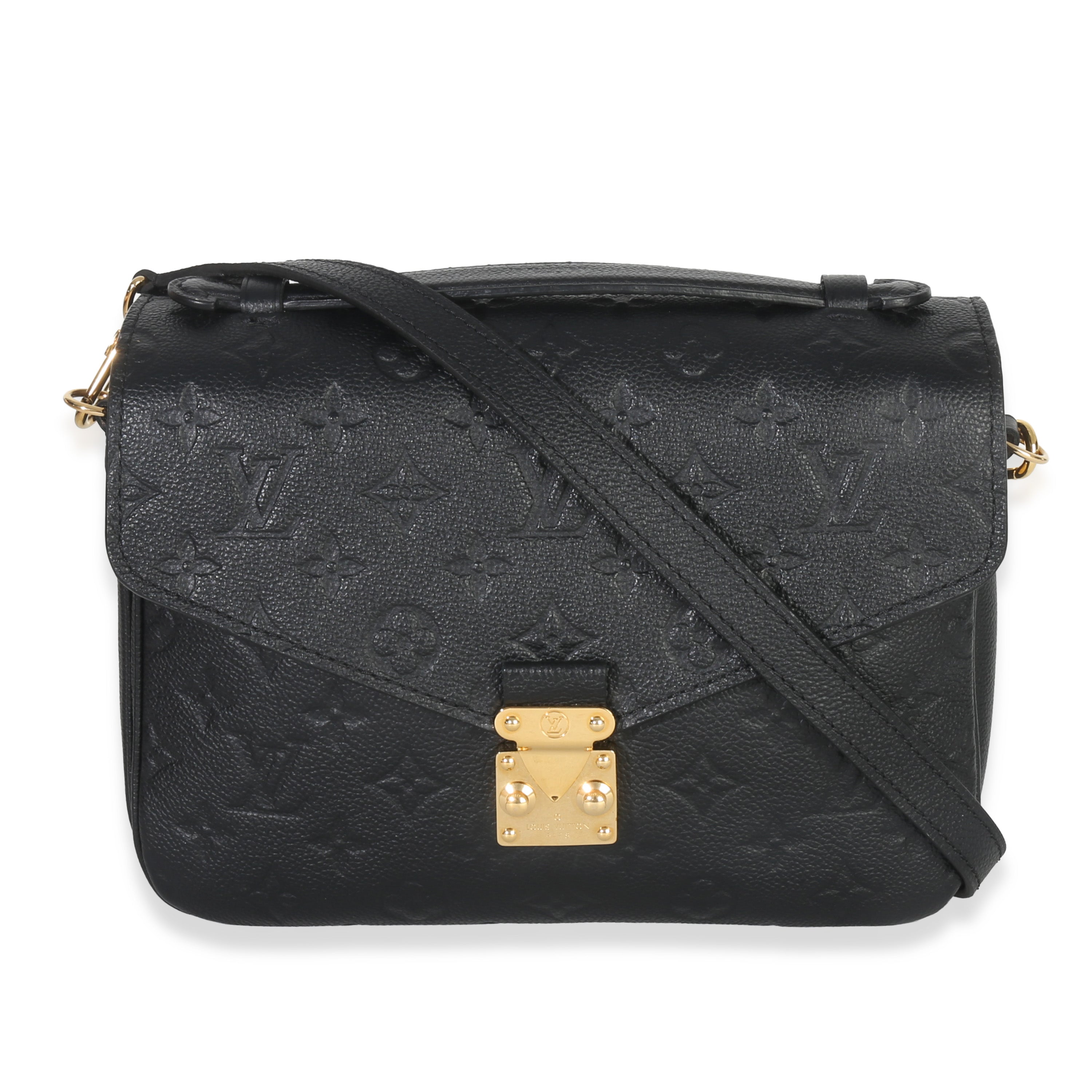 Louis Vuitton Black Monogram Empreinte Pochette Metis