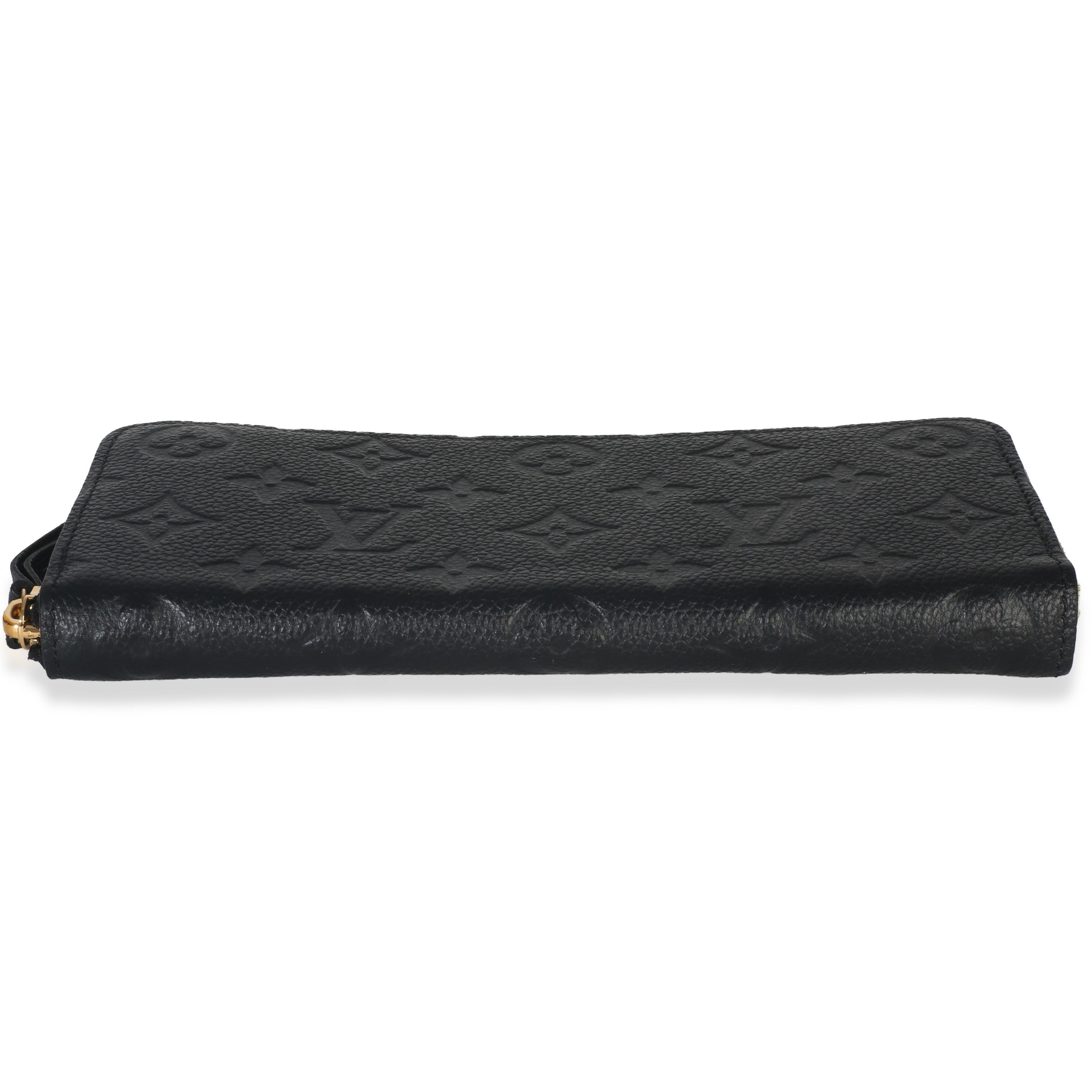 Louis Vuitton Black Monogram Empreinte Clemence Wallet