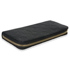 Louis Vuitton Black Monogram Empreinte Clemence Wallet